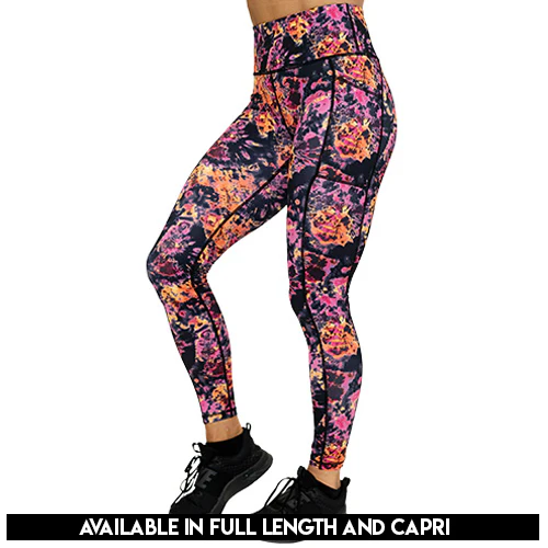 Acid Wash Tie Dye Leggings - Image 2