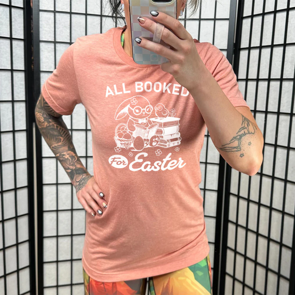 All Booked For Easter Shirt Unisex - Image 11