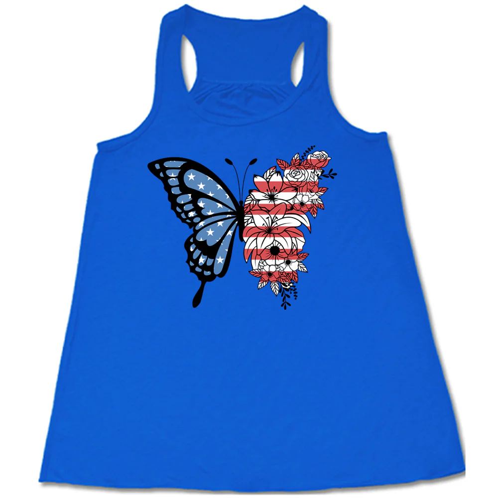 American Flag Butterfly Shirt - Image 3