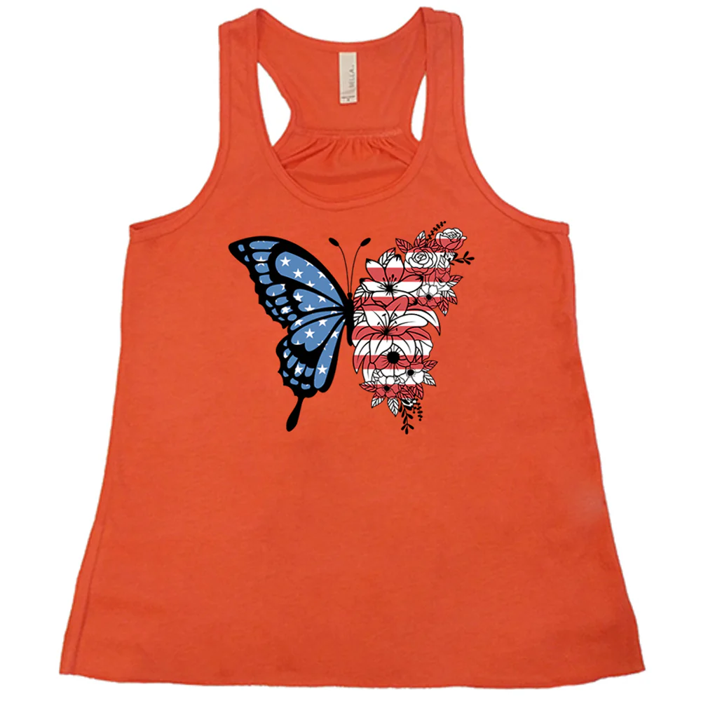 American Flag Butterfly Shirt - Image 4