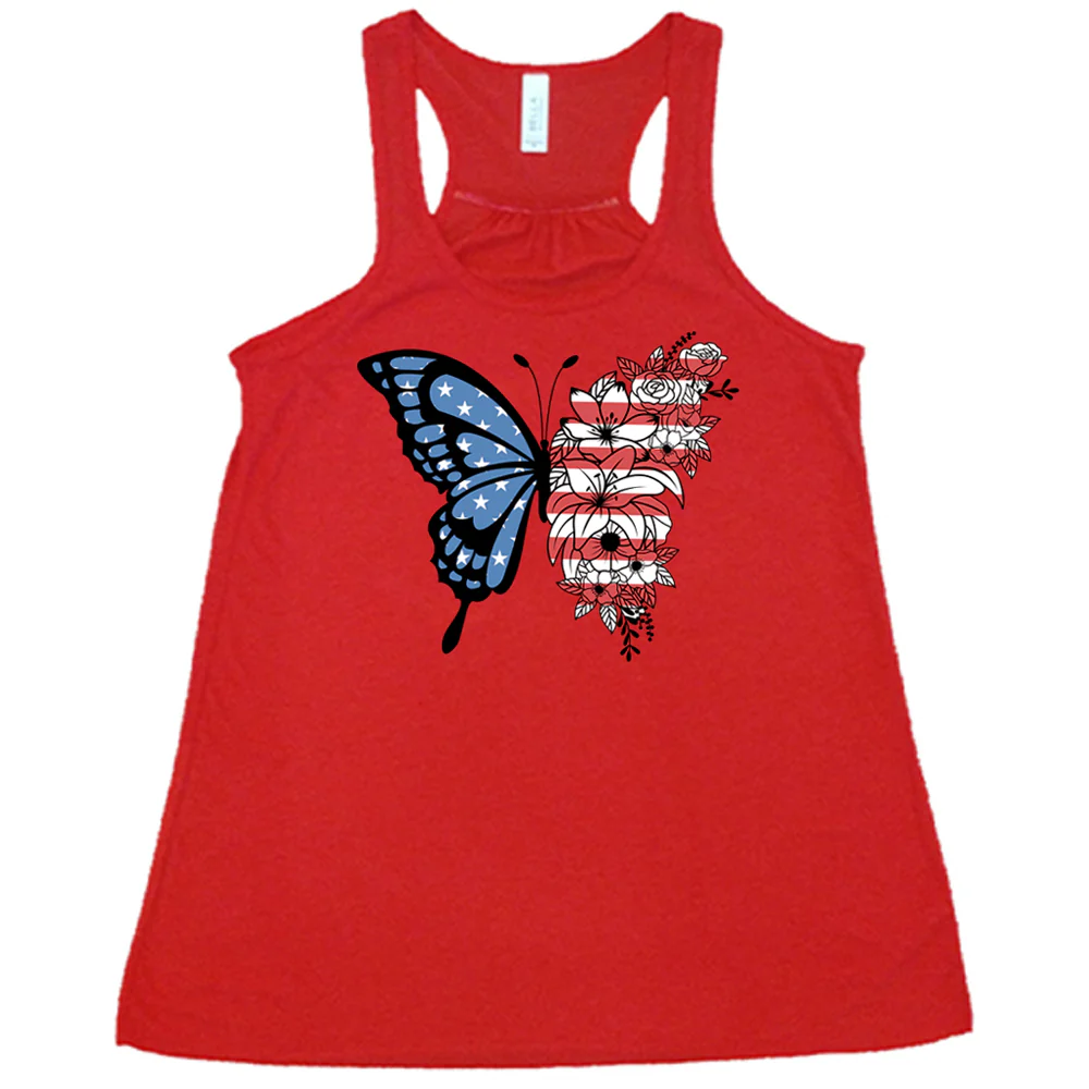 American Flag Butterfly Shirt - Image 5