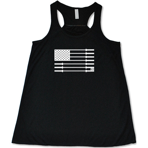 Barbell American Flag Shirt - Image 3
