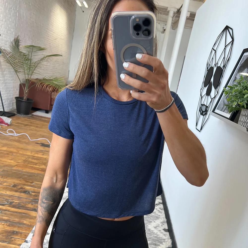 Basic Cropped Tees - Image 4