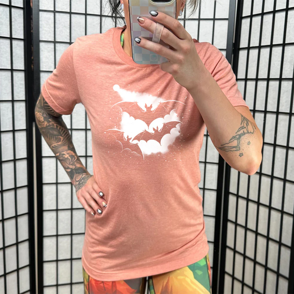 Bats Silhouette Shirt Unisex - Image 10