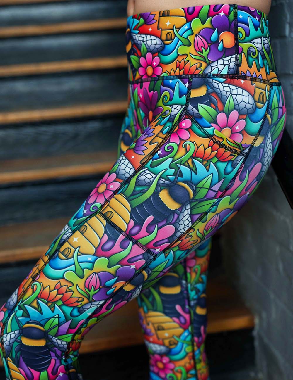 Bee Bold Leggings - Image 2