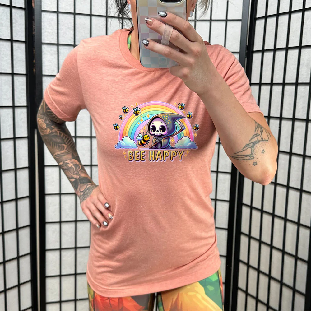 Bee Happy Shirt Unisex - Image 11