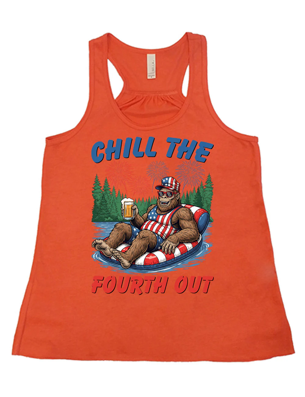 Bigfoot Chill the Fourth Out Shirt - Image 4