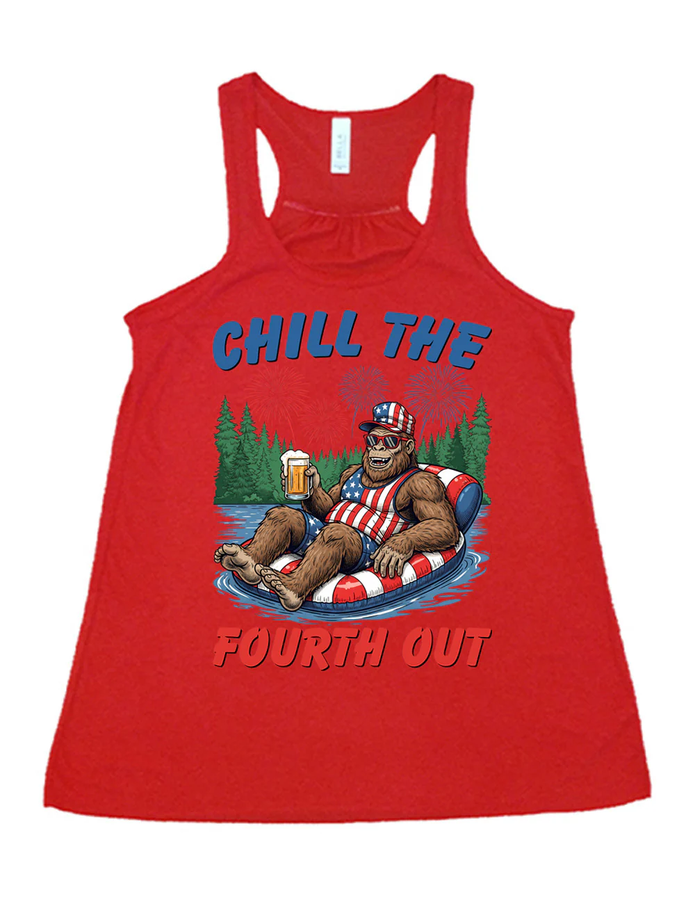 Bigfoot Chill the Fourth Out Shirt - Image 5