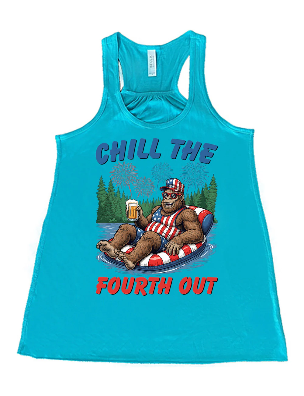 Bigfoot Chill the Fourth Out Shirt - Image 6