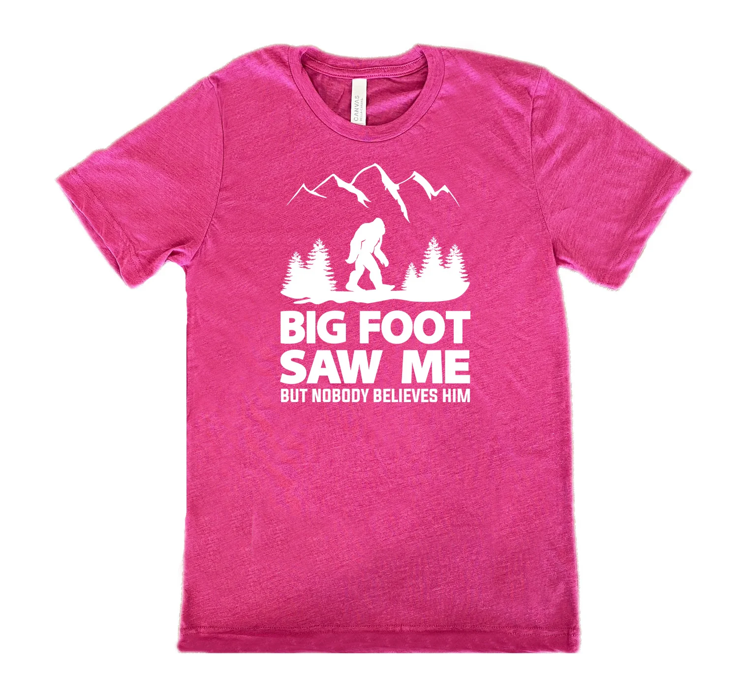 Bigfoot Saw Me But Nobody Believes Him Shirt Unisex - Image 9