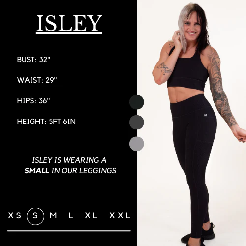 Ribbed Leggings | Black - Image 4