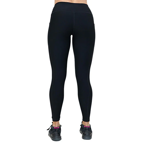 Ribbed Leggings | Black - Image 7