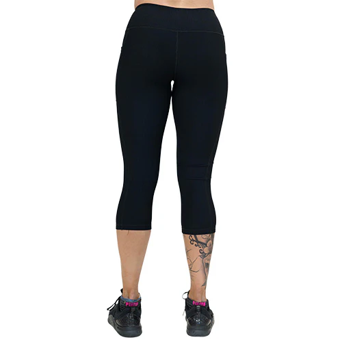 Ribbed Leggings | Black - Image 9