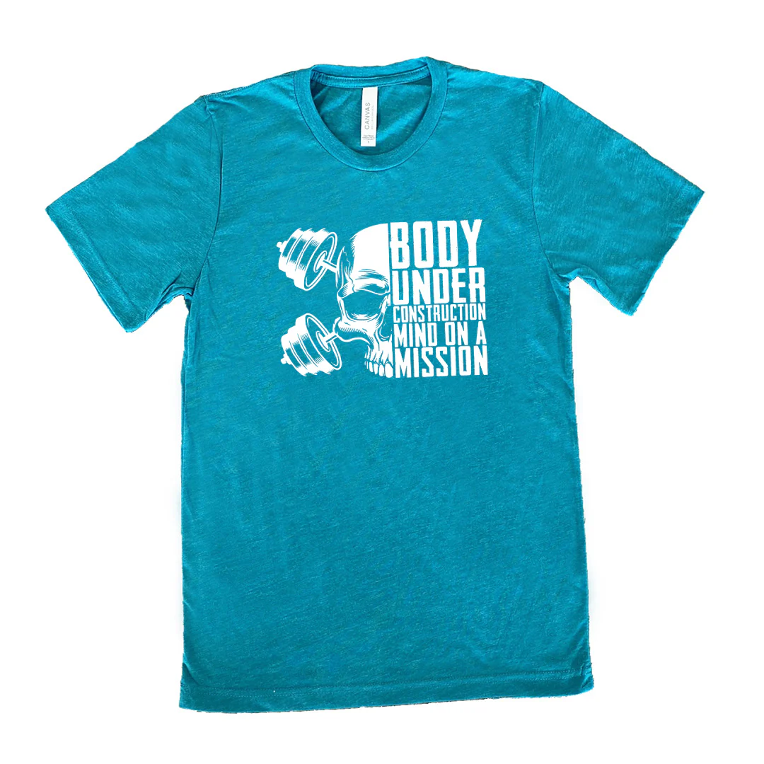Body Under Construction, Mind on a Mission Shirt Unisex - Image 10