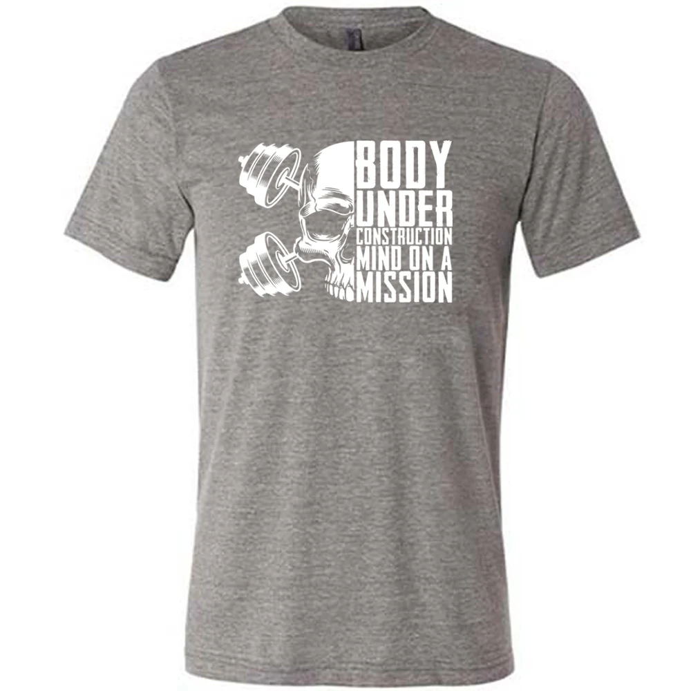 Body Under Construction, Mind on a Mission Shirt Unisex - Image 4