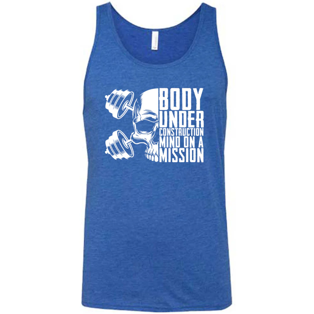 Body Under Construction, Mind on a Mission Shirt Unisex - Image 9