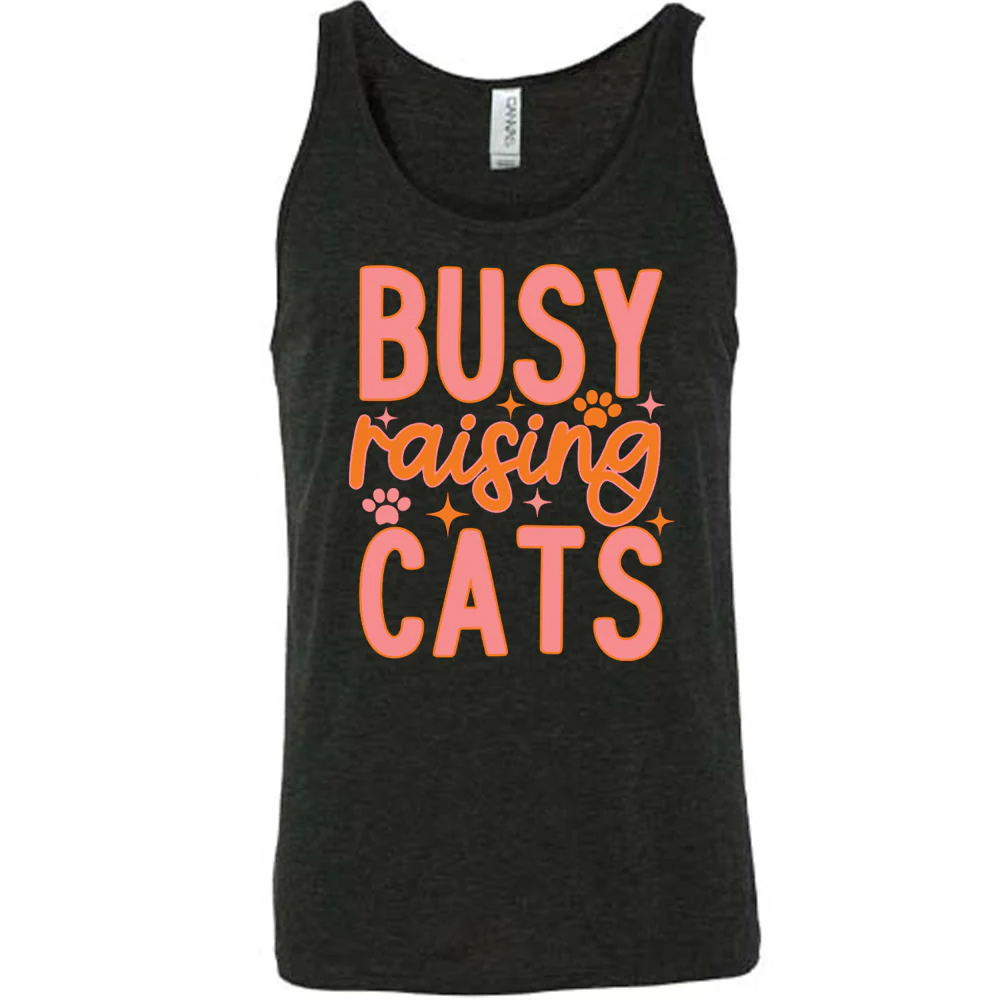 Busy Raising Cats Shirt Unisex - Image 2
