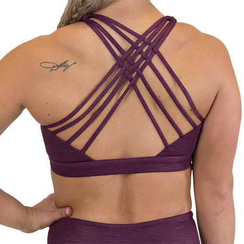 Butterfly Back Bra | Heather Berry - Image 2