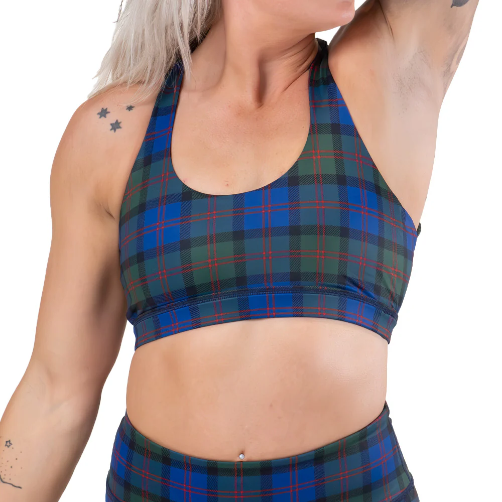 Butterfly Back Bra | Polar Plaid - Image 3