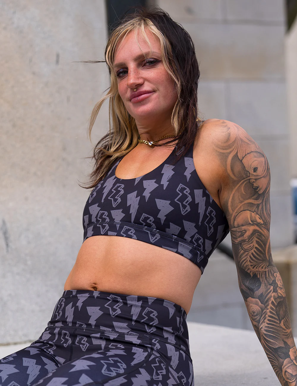Butterfly Back Bra | Shadow Thunderstruck - Image 2