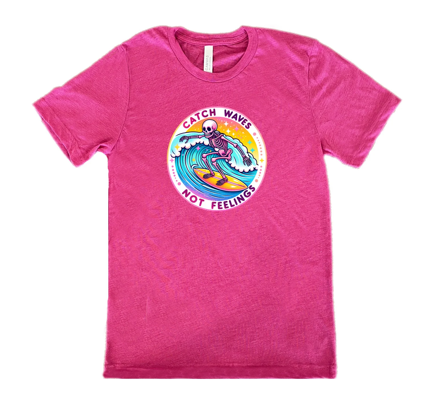 Catch Waves Not Feelings Shirt Unisex - Image 10