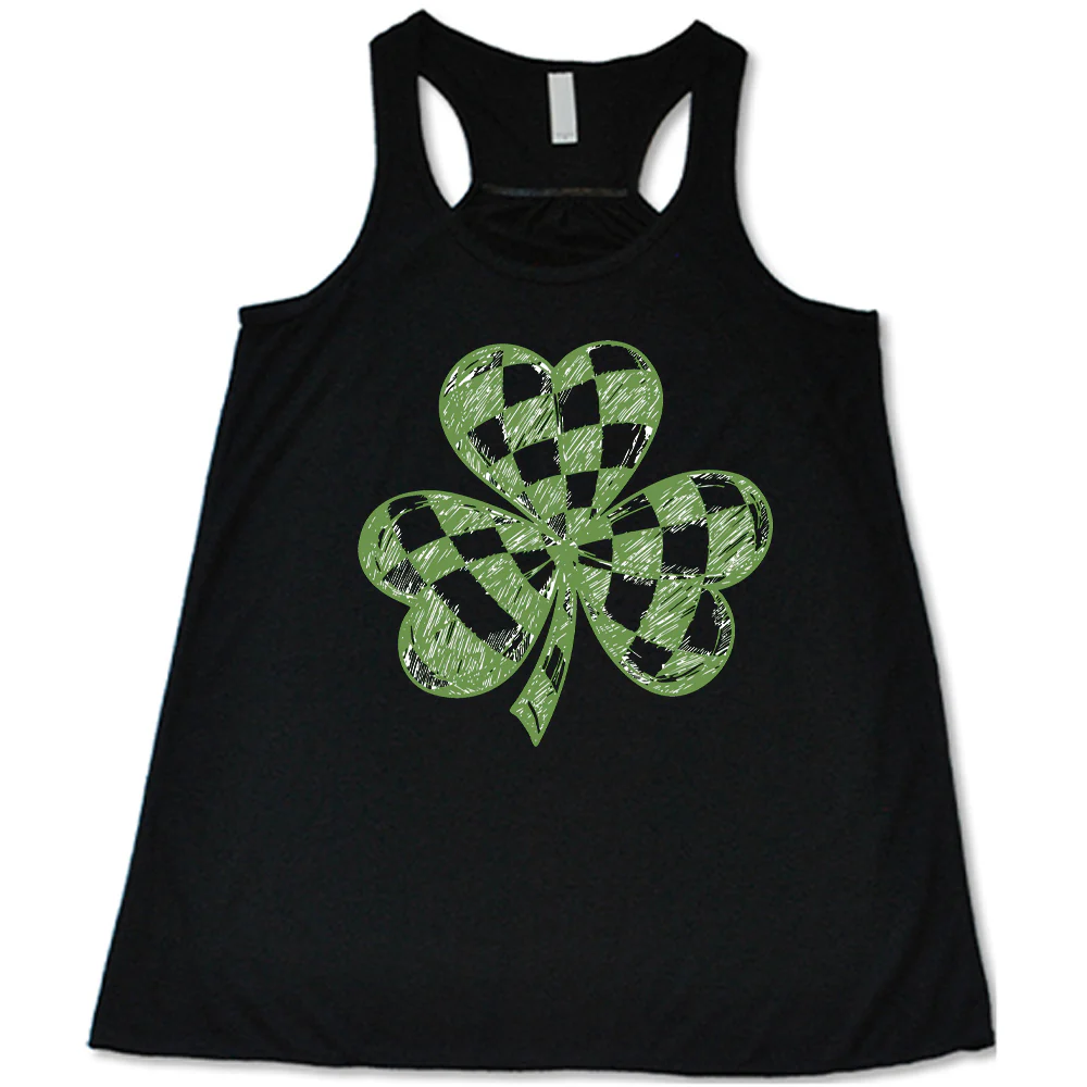 Checkered Shamrock Shirt