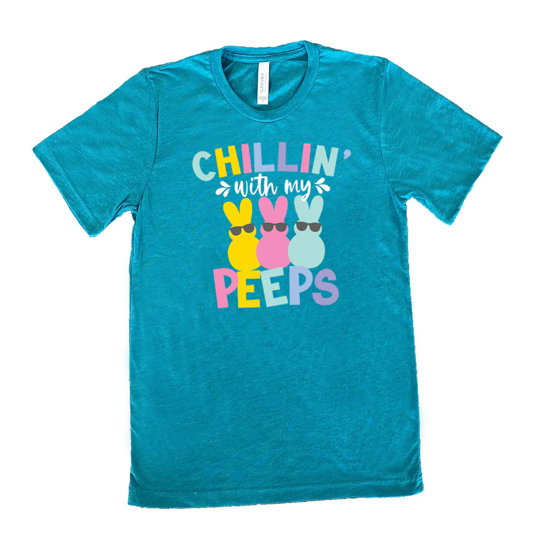 Chillin' With My Peeps Shirt Unisex - Image 10