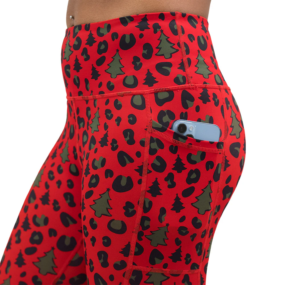 Christmas Leopard Leggings - Image 2