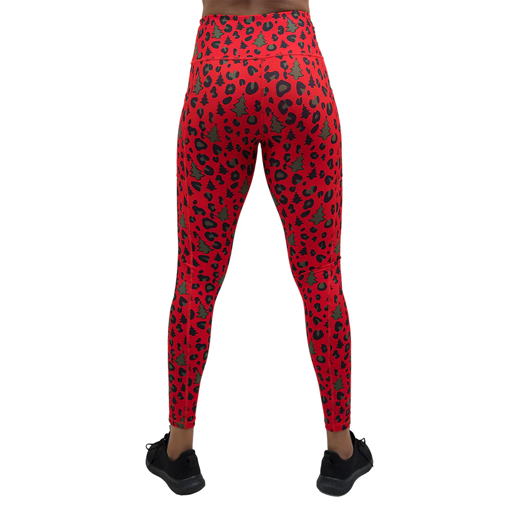 Christmas Leopard Leggings - Image 7
