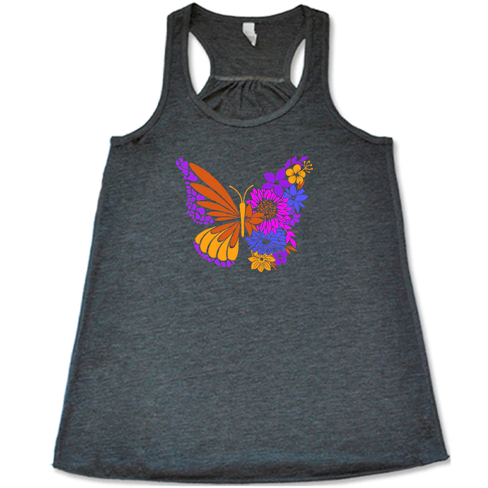 Colorful Floral Butterfly Shirt - Image 2