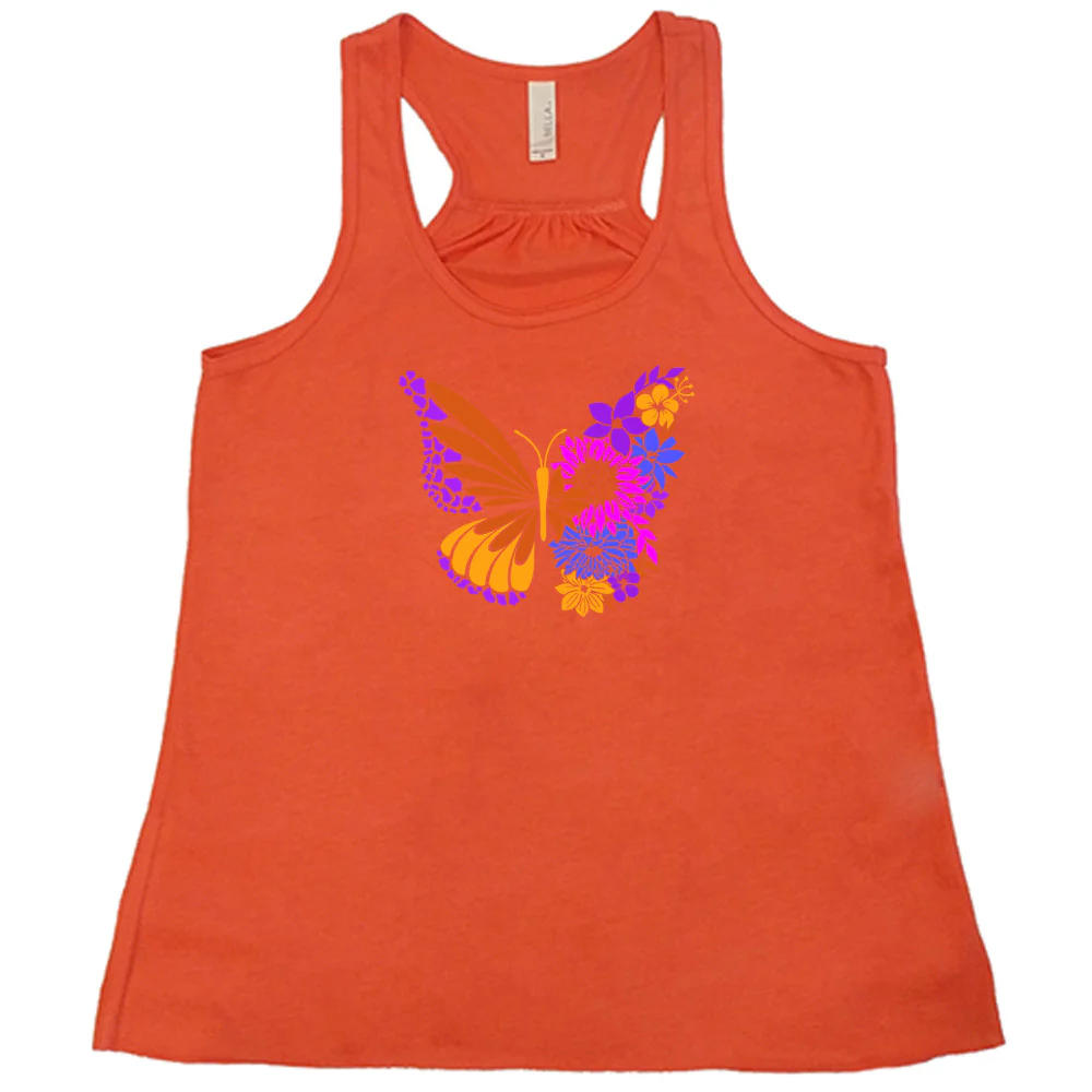 Colorful Floral Butterfly Shirt - Image 4