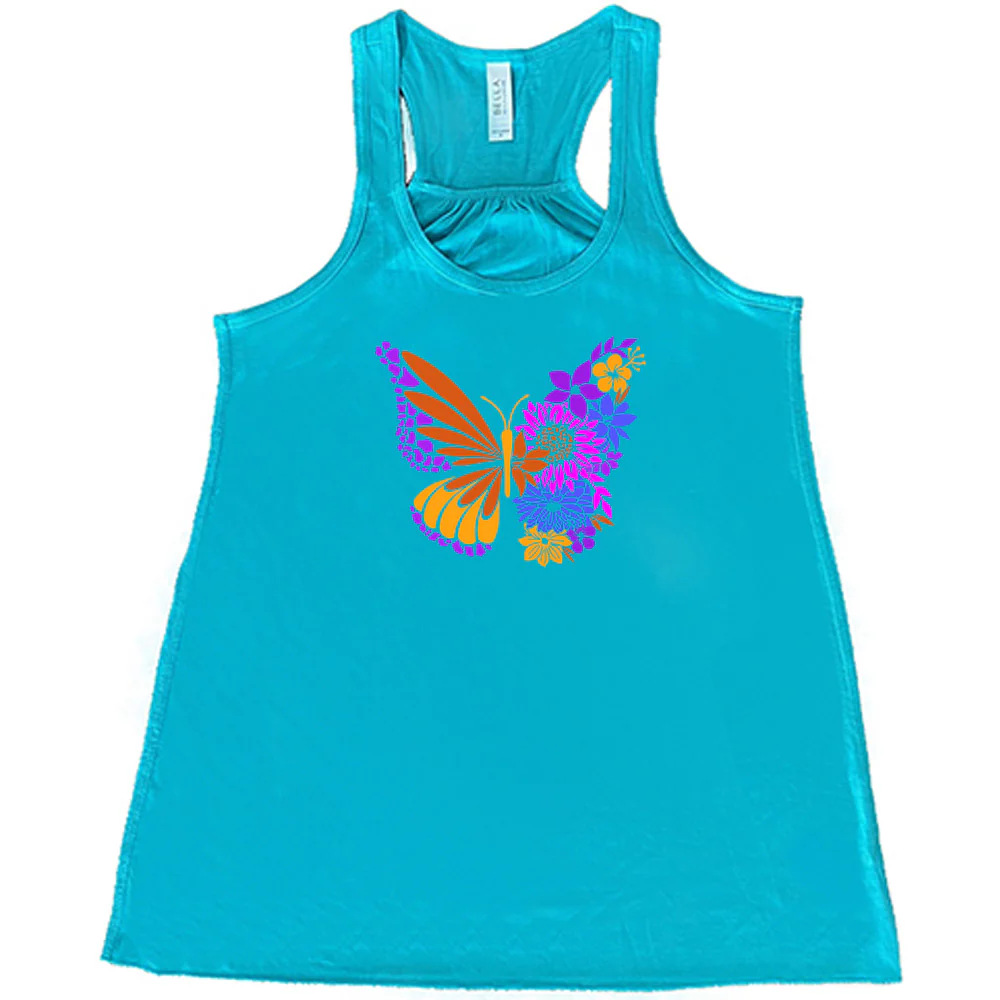 Colorful Floral Butterfly Shirt - Image 5