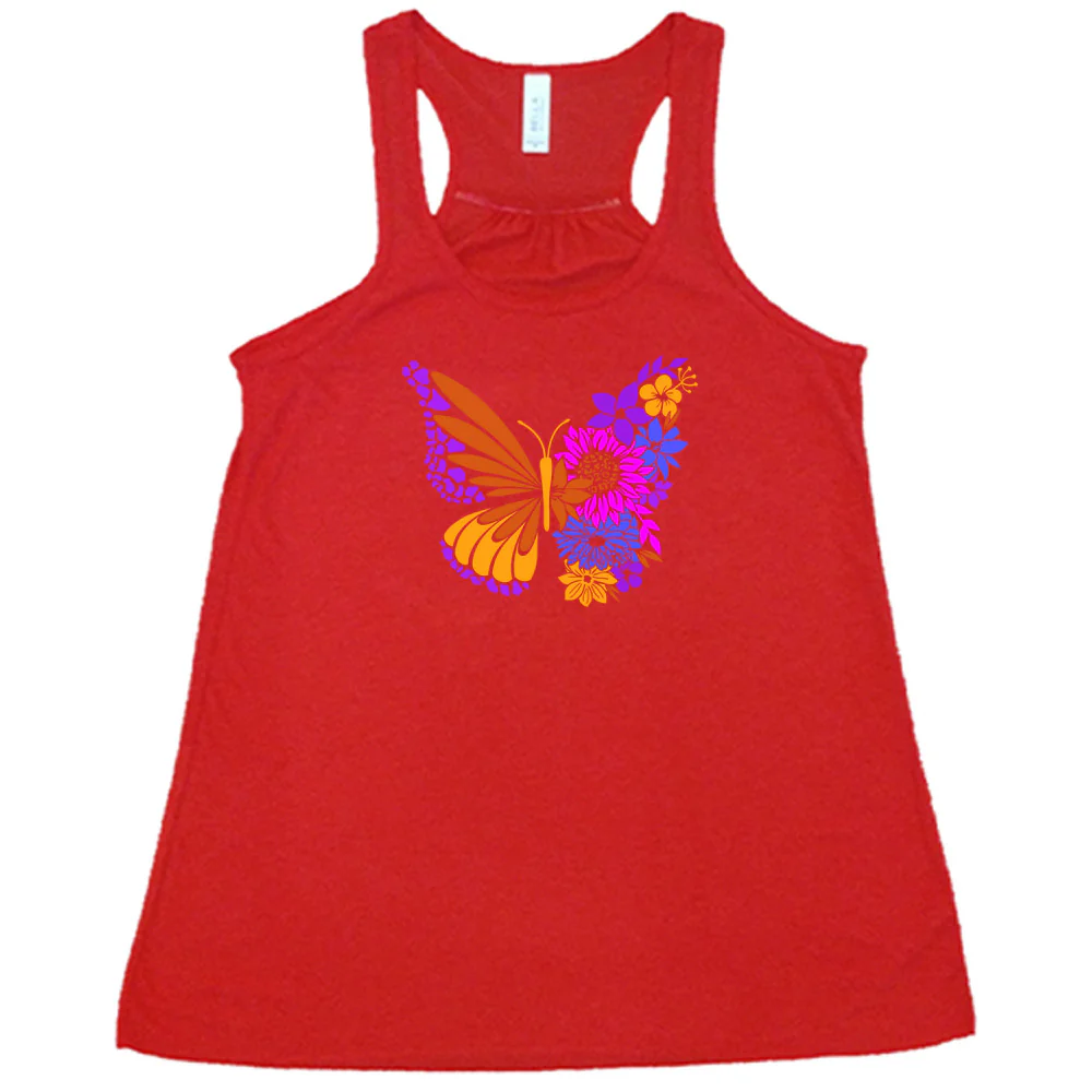 Colorful Floral Butterfly Shirt - Image 6
