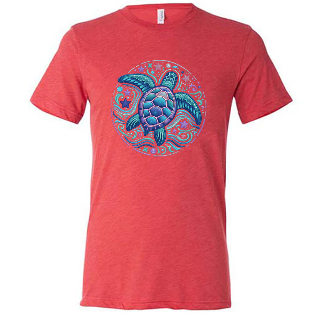 Colorful Turtle Shirt Unisex - Image 5