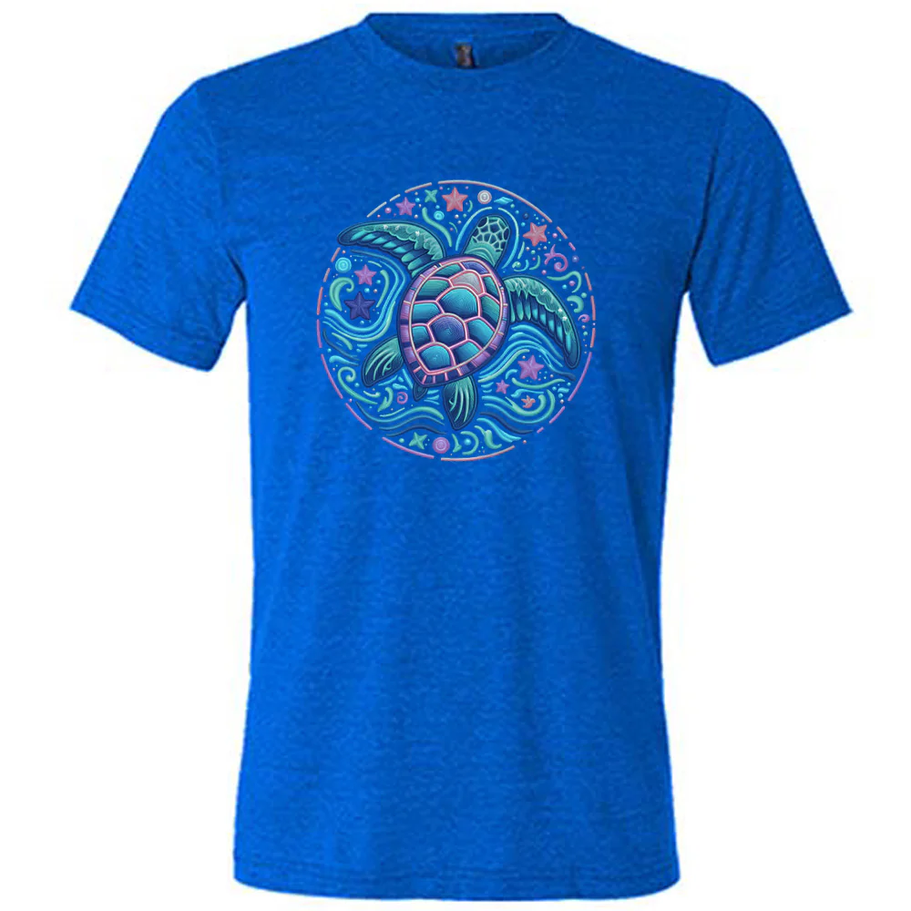 Colorful Turtle Shirt Unisex - Image 7
