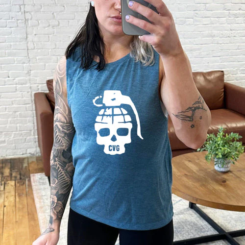 Grenade Skull Muscle Tank - Image 2