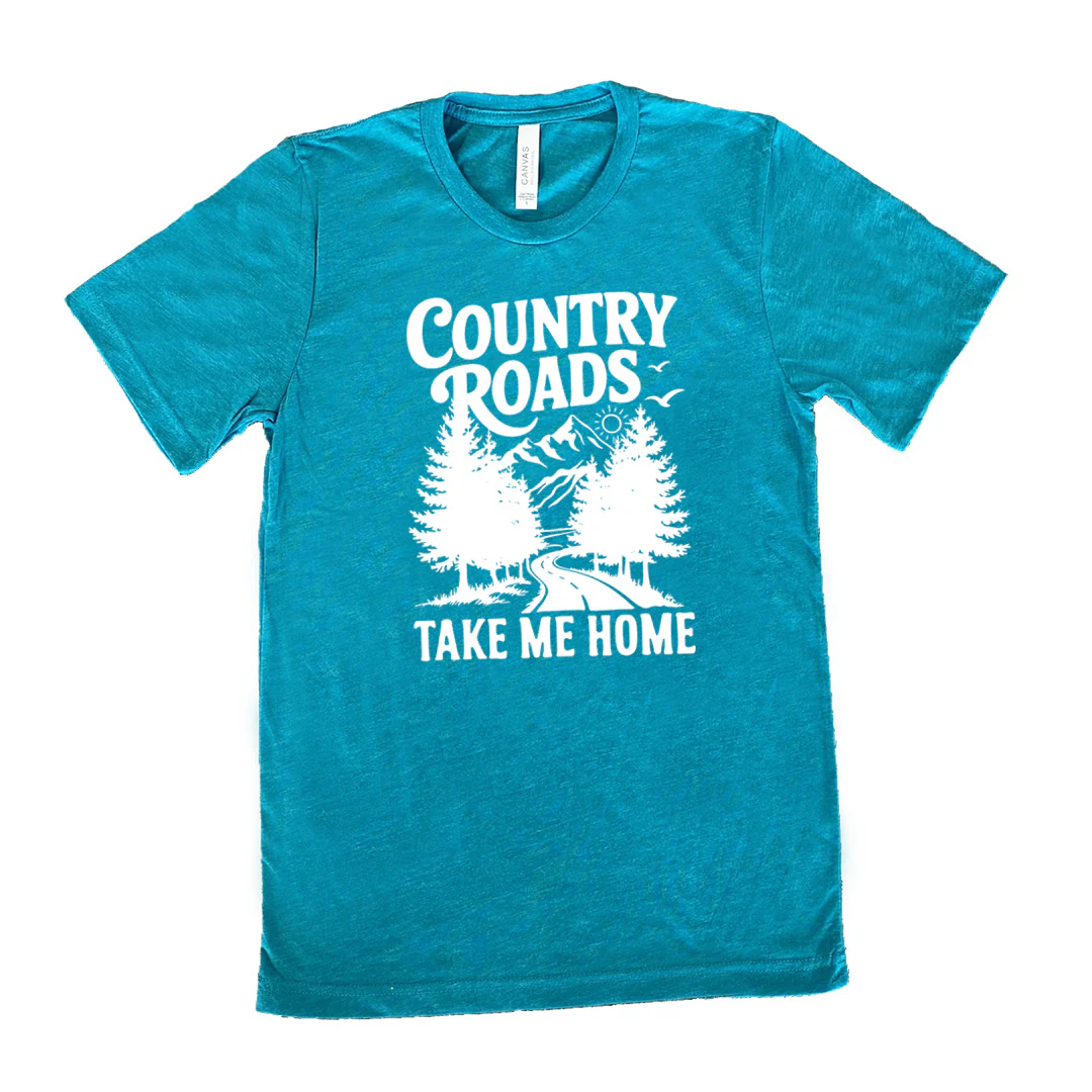 Country Roads Take Me Home Shirt Unisex - Image 10