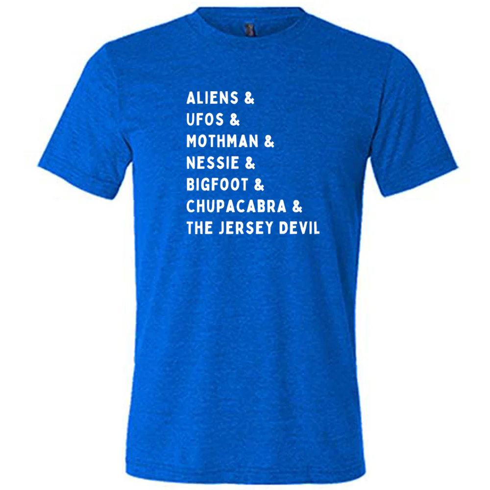 Cryptids List Shirt Unisex - Image 3
