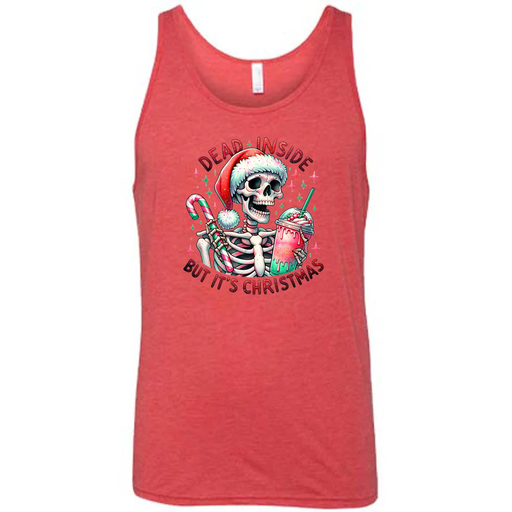 Dead Inside But Its Christmas Skeleton Shirt Unisex - Image 4