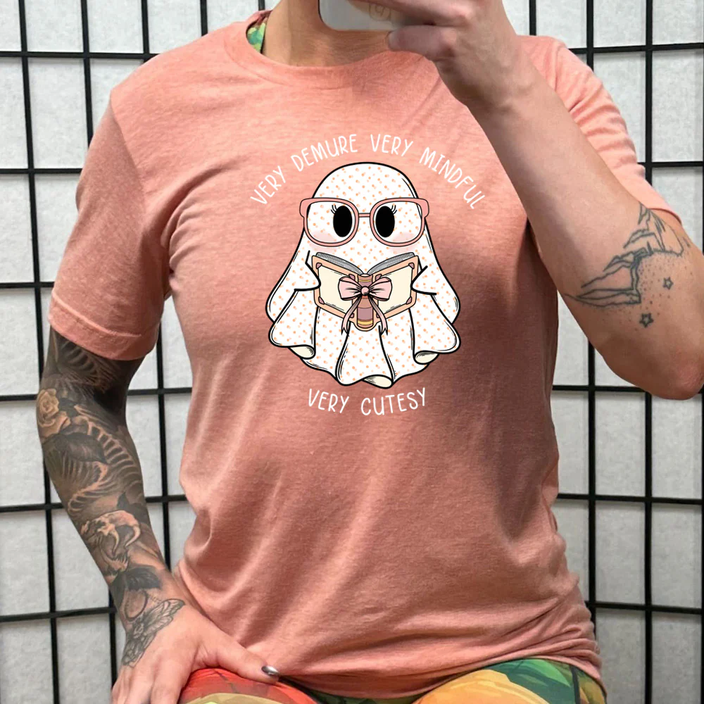 Demure Ghost Shirt Unisex - Image 9