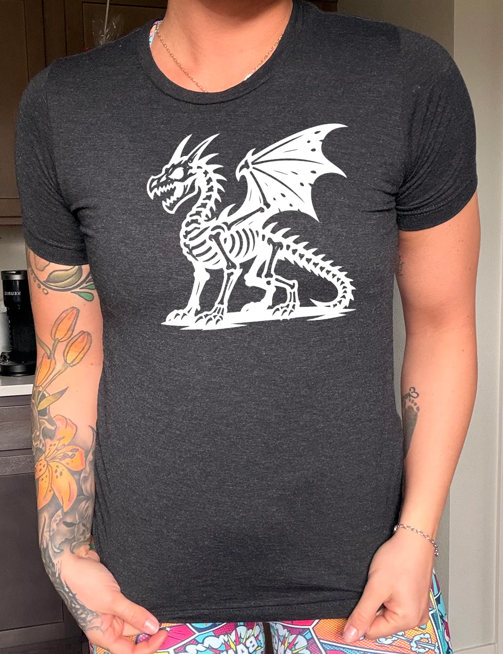 Dragon Skeleton Shirt Unisex