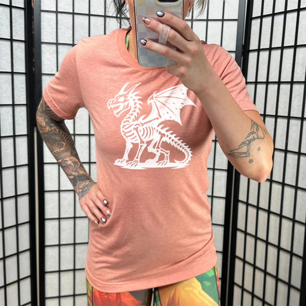 Dragon Skeleton Shirt Unisex - Image 11