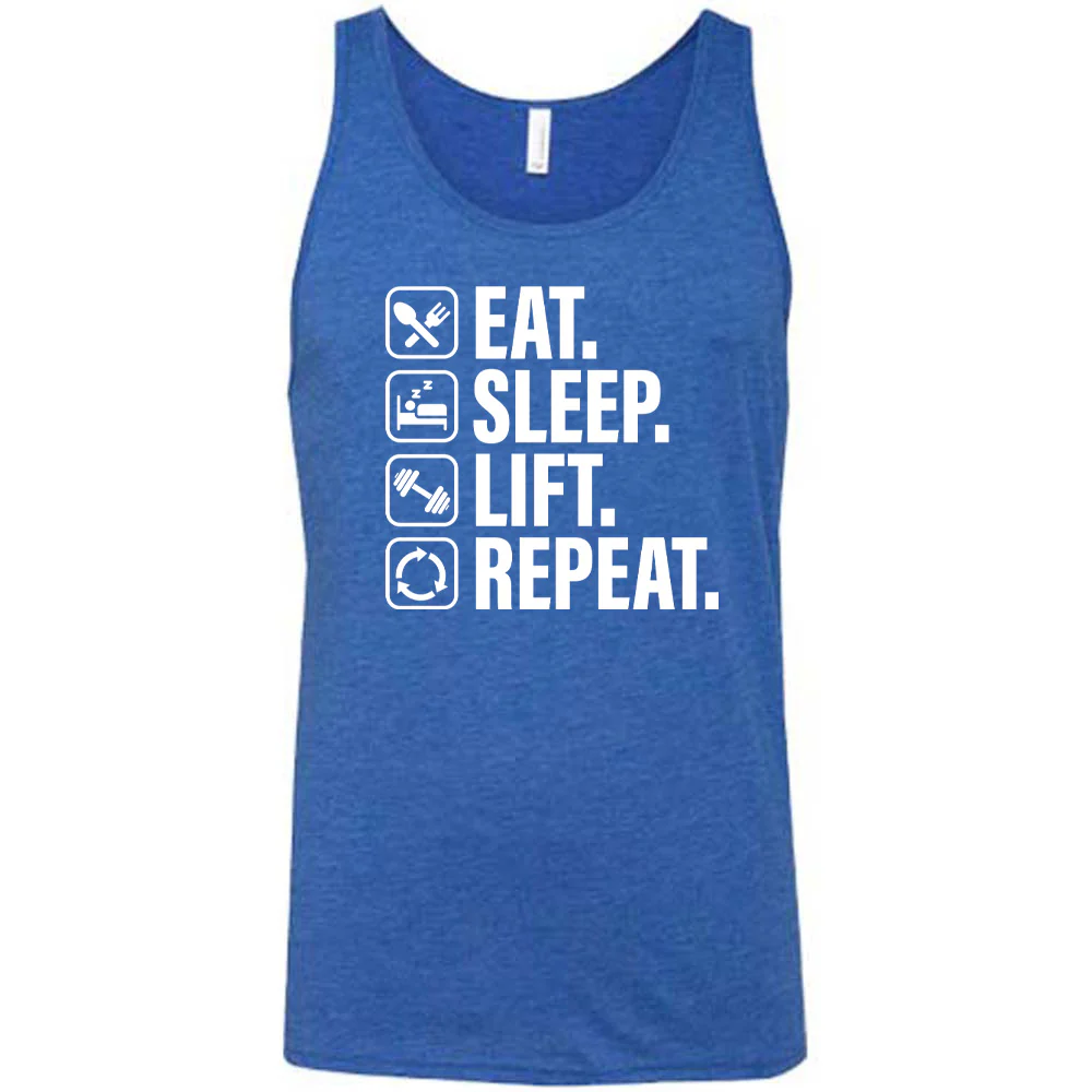 Eat Sleep Lift Repeat Shirt Unisex - Image 4