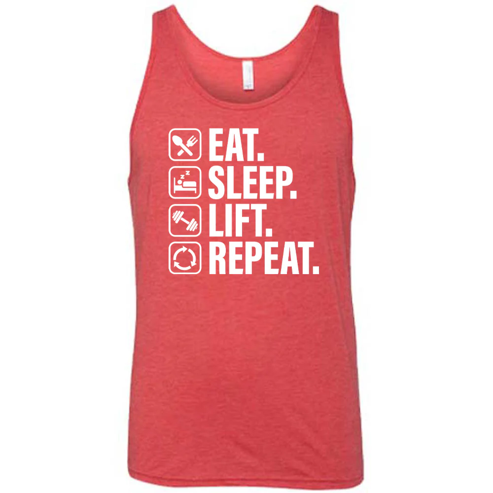 Eat Sleep Lift Repeat Shirt Unisex - Image 6
