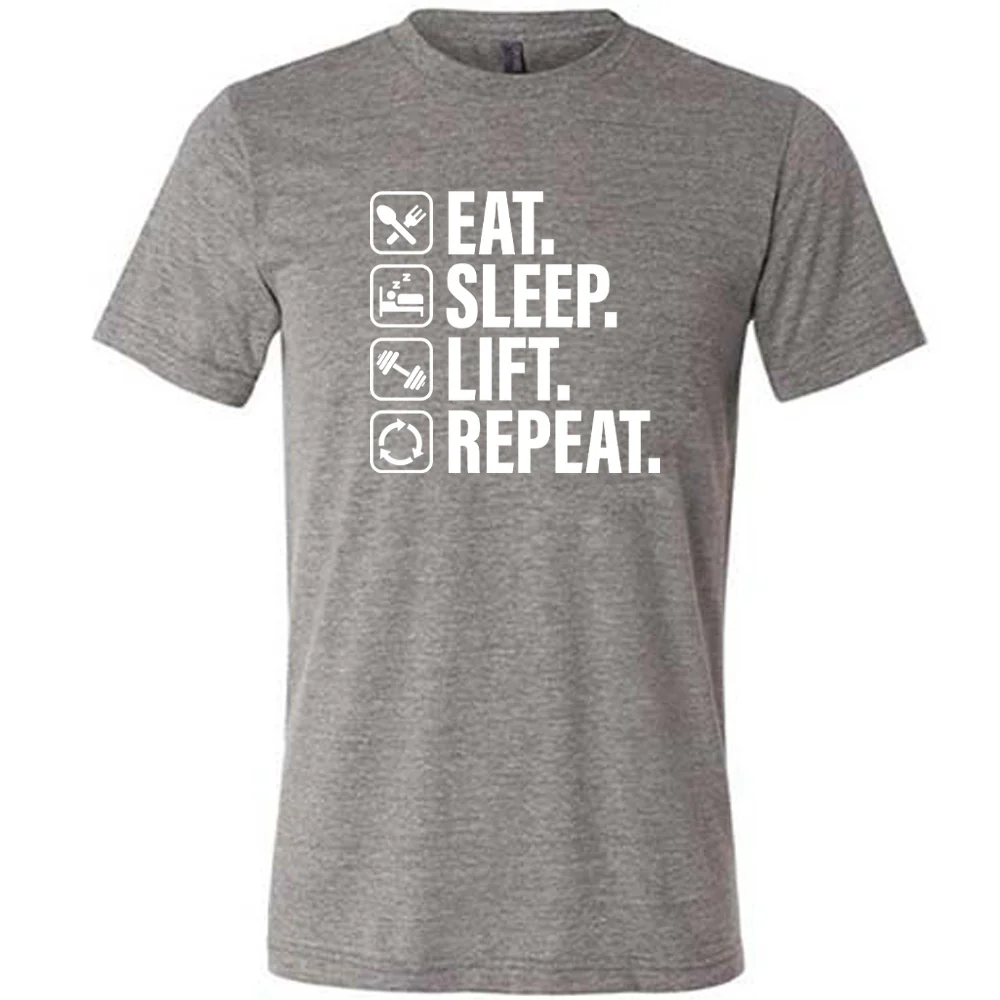 Eat Sleep Lift Repeat Shirt Unisex - Image 7