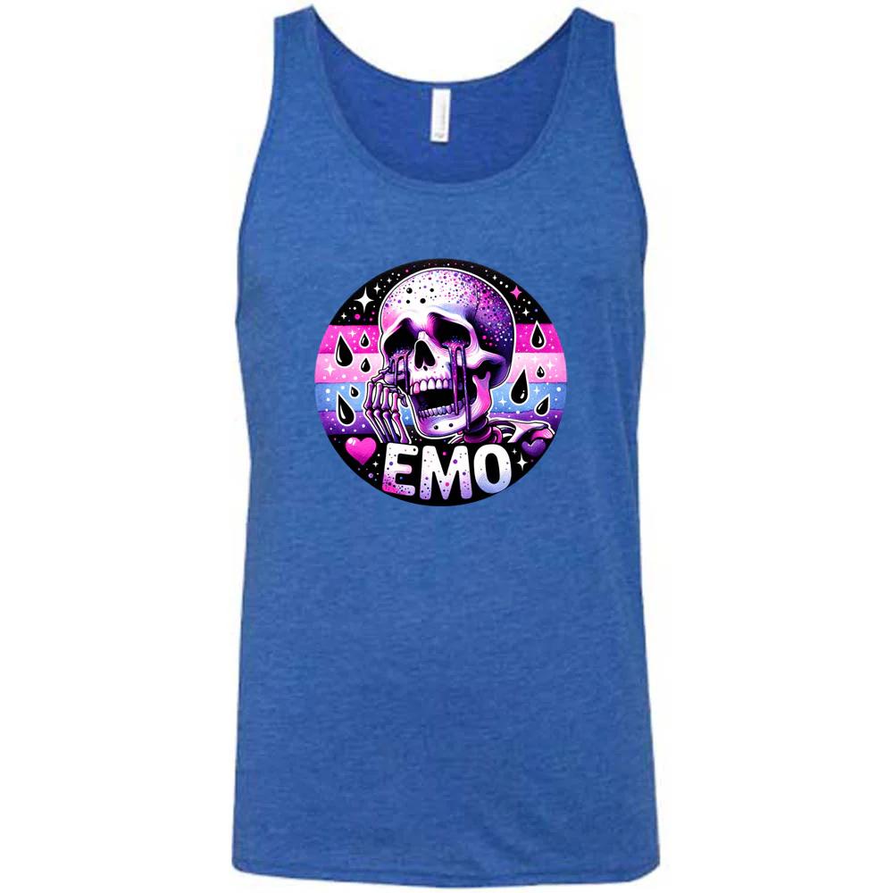 Emo Skull Shirt Unisex - Image 6