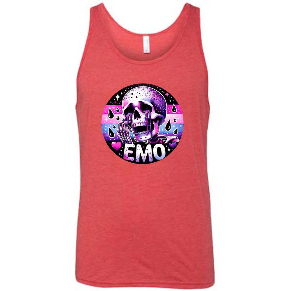 Emo Skull Shirt Unisex - Image 8