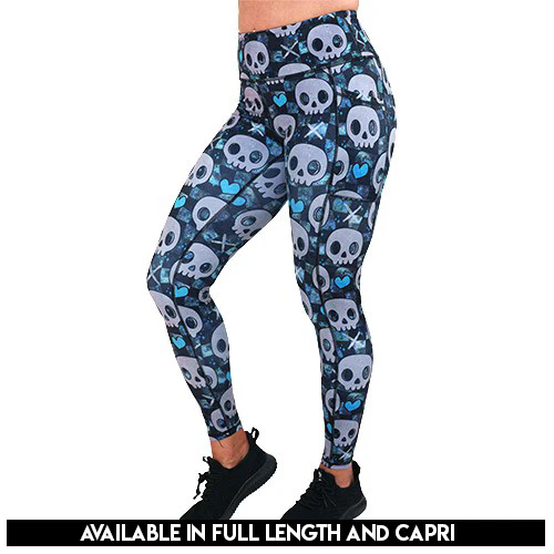 Emo Skulls Leggings - Image 3