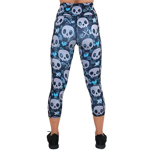 Emo Skulls Leggings - Image 9