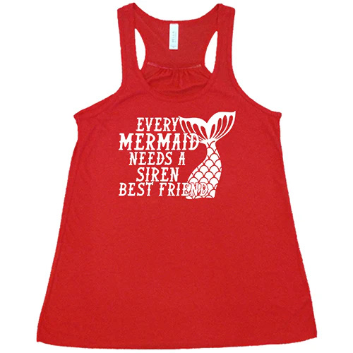 Every Mermaid Needs A Siren Best Friend Shirt - Image 5